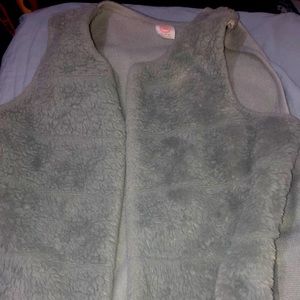 Grey Fluffy Cute Vest for Girls!